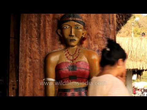 Incredible morung showcased at Naga Heritage village