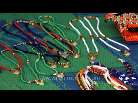 Colourful ornaments and traditional attire on display at Kisama village