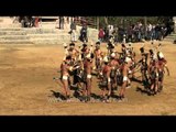 Folk dance presented by Phom Naga tribe at Kisama village