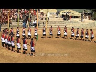 Colourful folk dance by Pochury tribe