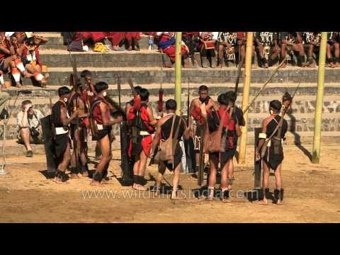Yimchunger cultural dance at Hornbill Fest