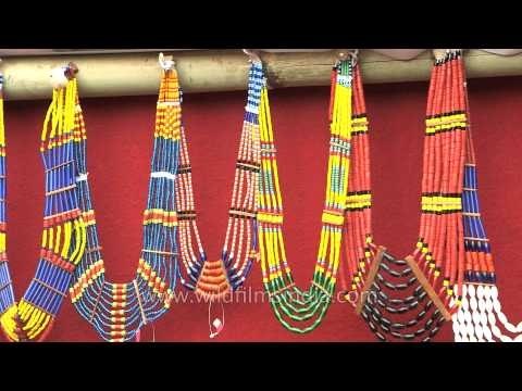 Naga ornaments showcased at Naga Heritage village