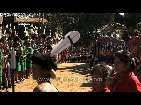 Welcoming the guest at Hornbill fest