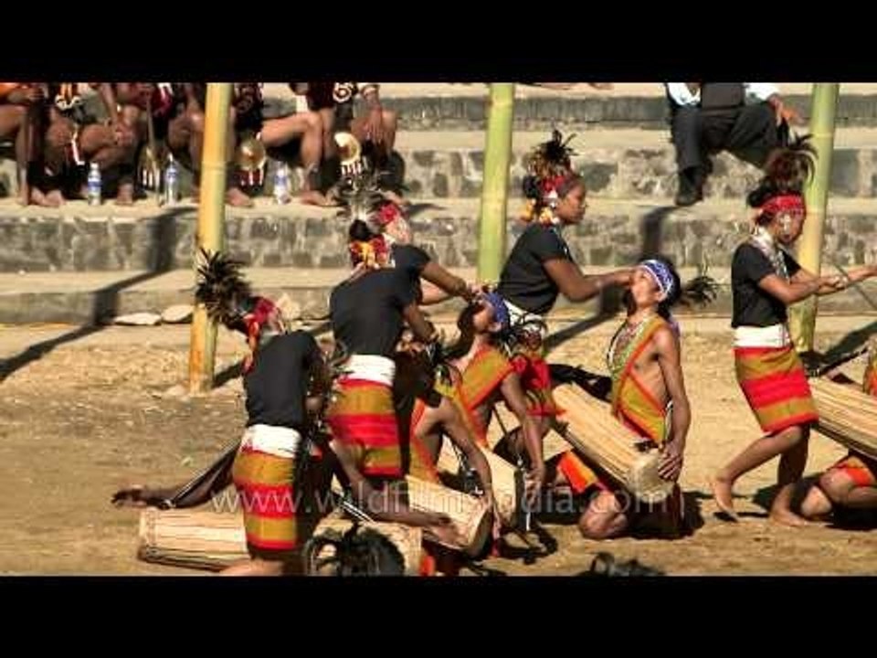 Folk dance of Garo 'Wangala'