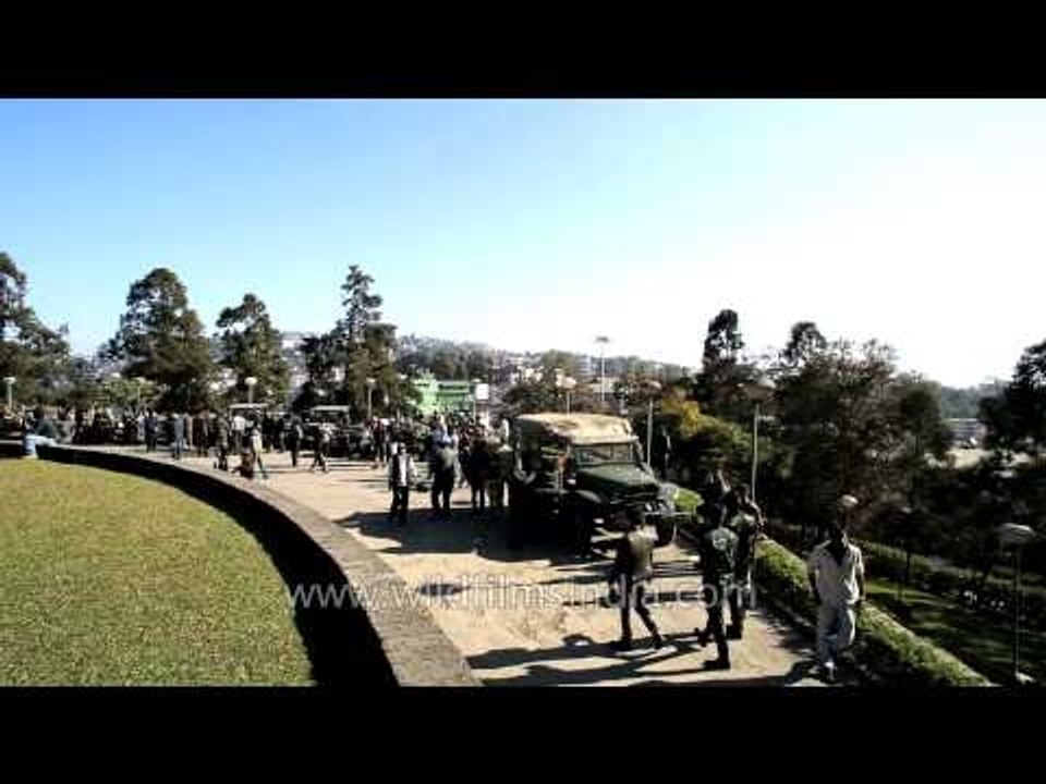 Folks gathered for WW II  Peace Rally, Kohima