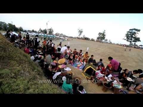 Rice beer served at Nagaland Hornbill Festival