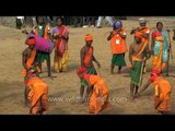 Mech Kachari tribe dancing at Hornbill festival