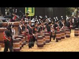 Perfect co-ordination! Naga youth performing at Hornbill Fest