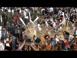 Stone pulling ceremony at Viswema village, Nagaland