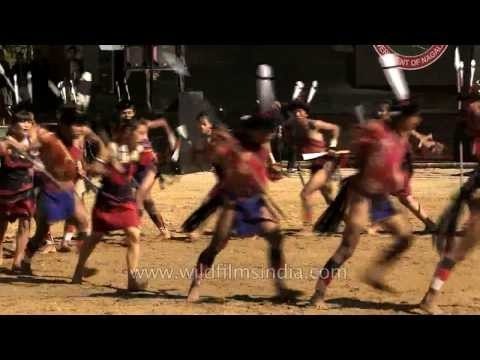 Brave warrior song presented by the Lotha tribe