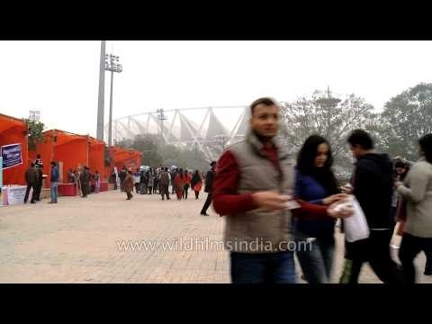 Visitors at 3rd National Street Food Festival, New Delhi
