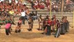 Yimchunger tribals presenting a drama at Hornbill Fest