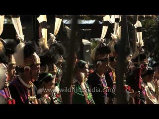 Tribal people singing folk songs