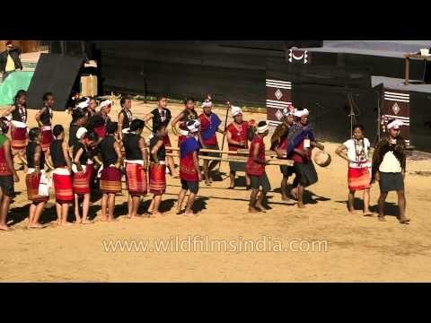 Kuki tribal dance - at Hornbill Fest