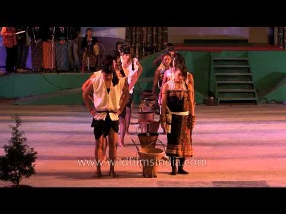 Gangte Cultural Troupes, Moreh performing at Sa...