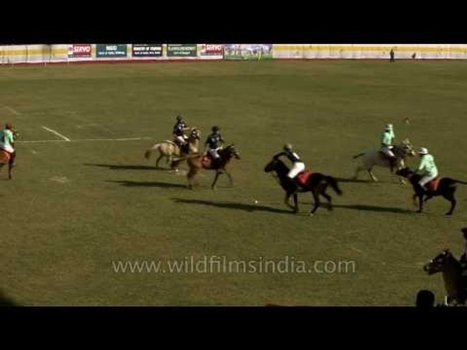 Both teams struggle to smack ball into goal at International Polo Match, Manipur