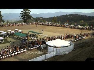 Sharing a grand meal at Viswema village feast