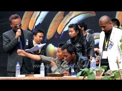 20 seconds to eat as many chillis as possible at Hornbill Festival