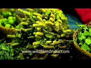 Arum, loklei, lomba and other indigenous vegetables of Manipur