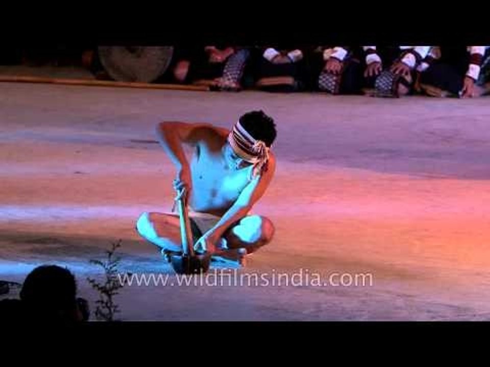 Bamboo and wooden articles used by the tribes o...