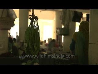 Vegetable market in Khwairamband Bazaar