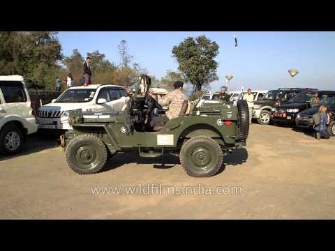 Vintage jeeps at WW II Peace Rally, Nagaland