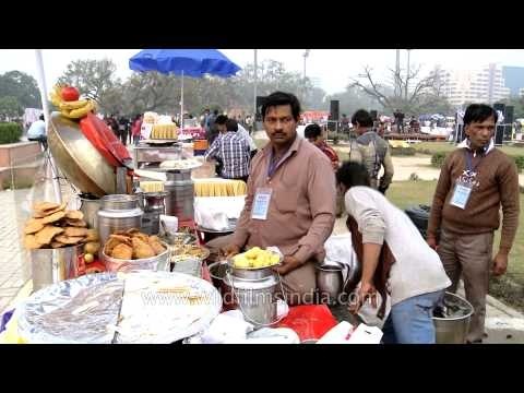 Dry fruit yukt chhole kachori of Delhi at National Street Food Festival, 3rd edition