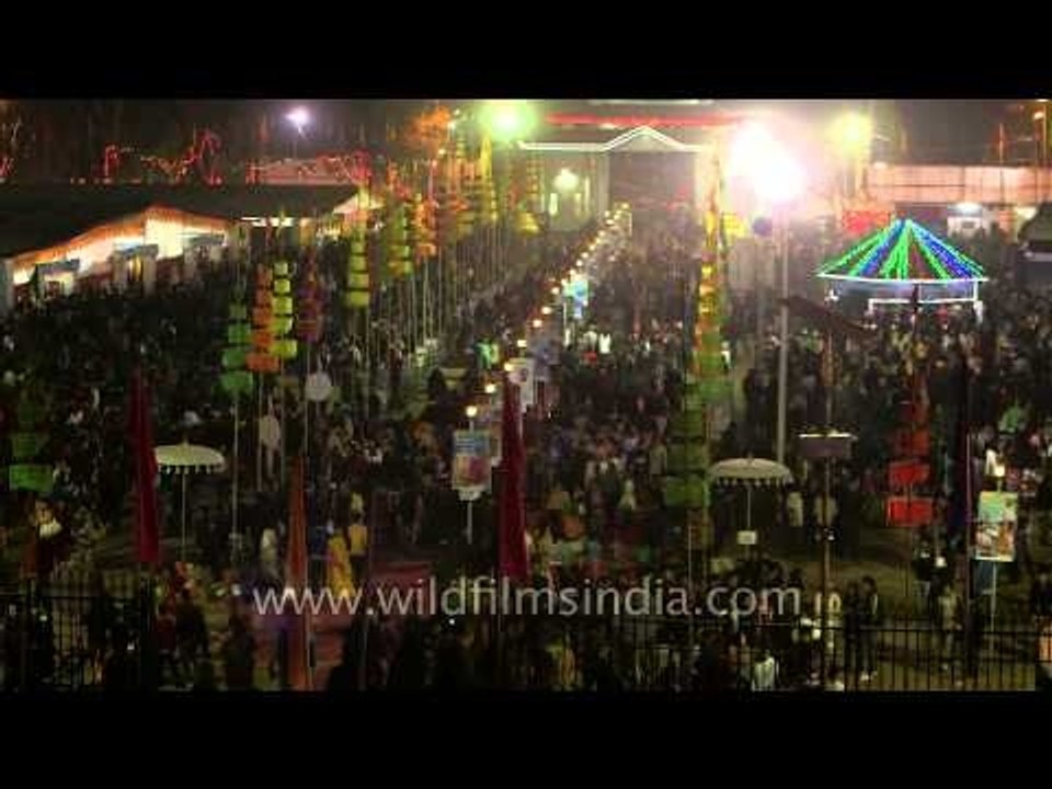 Huge crowds at Sangai Fest ground