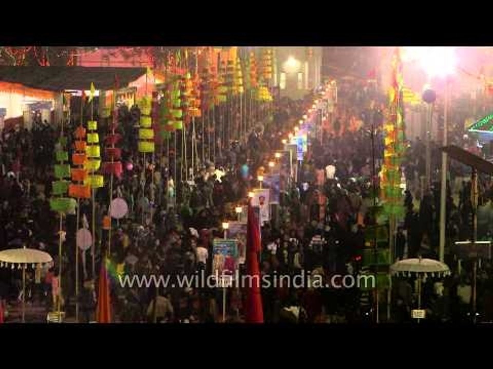 Visitors enjoying at the Sangai fest