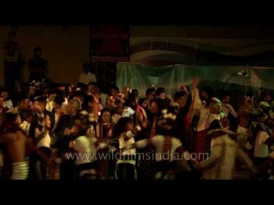 Cultural performance from Churachandpur distric...