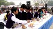 Young boys from Govt. Boys Senior Secondary School, Delhi making healthy yummy sandwiches
