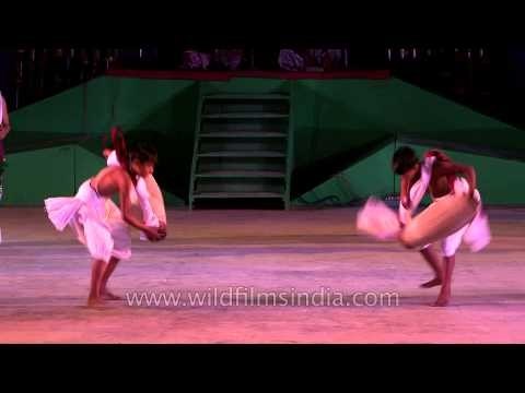 Spinning clockwise and anti-clockwise in Pung Cholom of Manipur