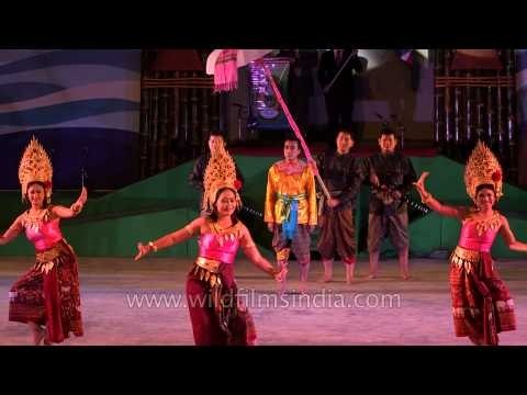 Thai cultural dance performed at Sangai Fest - 2013