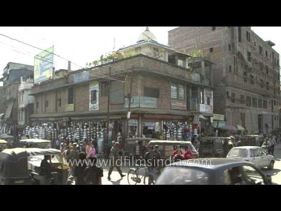 Busy traffics of Imphal