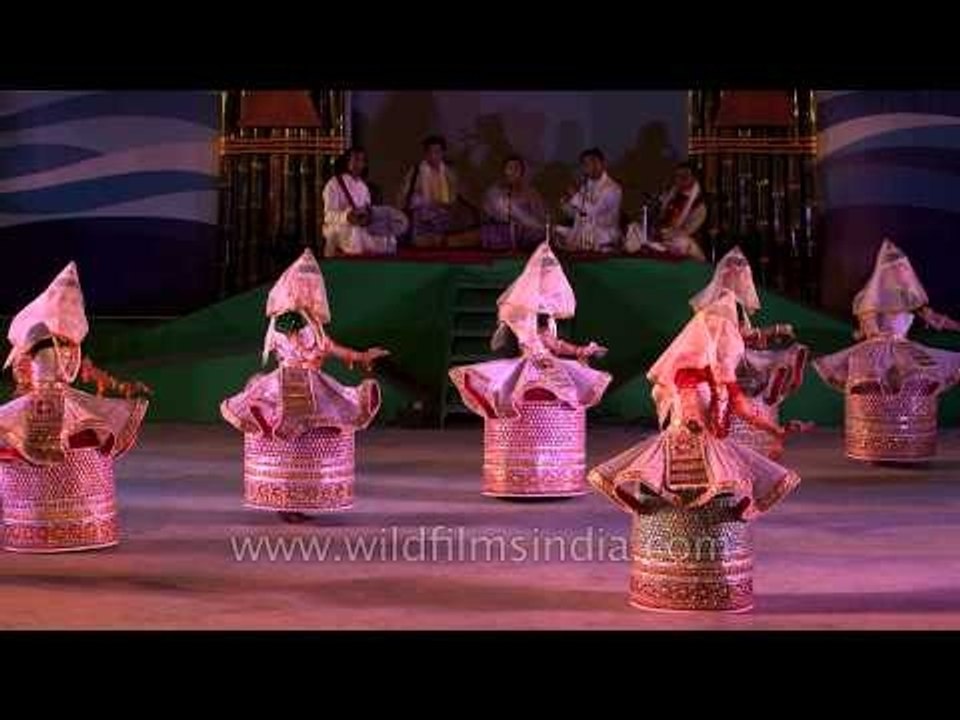 Radha and gopis in Basanta Raas dance at Sangai Festival'13