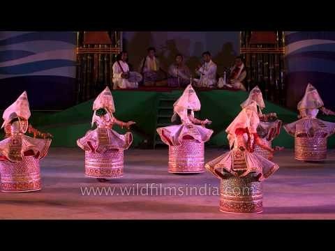 Radha and gopis in Basanta Raas dance at Sangai Festival'13