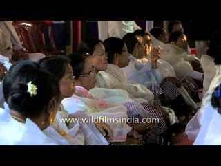 Women attending a Manipuri wedding