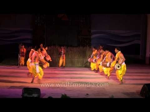 Spectacular dhol cholom of Manipur- Sangai Fest 2013