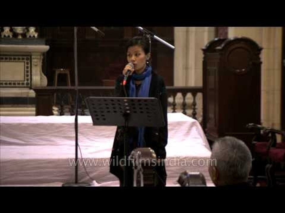 Christmas carol singing at Delhi Ao church