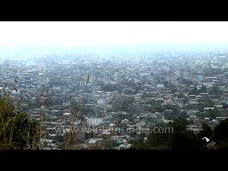 Rapidly growing urban sprawl of Imphal in Manipur