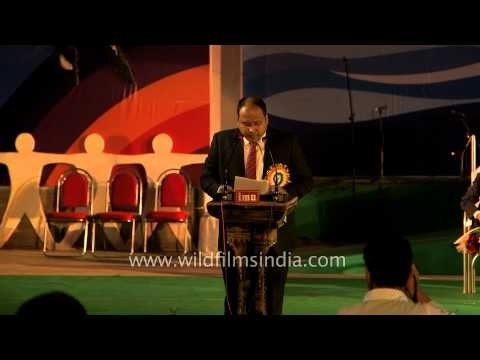 Welcome speech by Mairembam Prithviraj at Sangai Fest - 2013