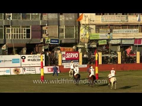 U.S.A vs Thailand polo match at Imphal