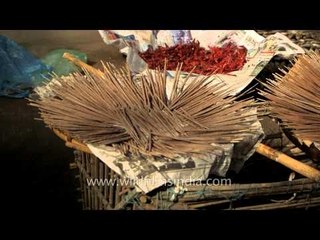 Local made incense sticks sticks