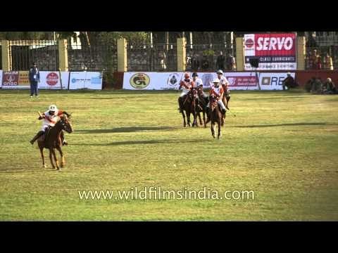Spectacular polo match at Mapal Kangjeibung, Imphal
