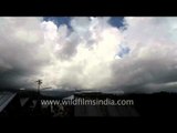 Towering clouds over Apatani village: Ziro Timelapse
