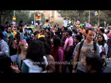Supporters of LGBT communities at Delhi Queer Pride 2013