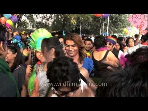 LGBT members dancing to bollywood tunes