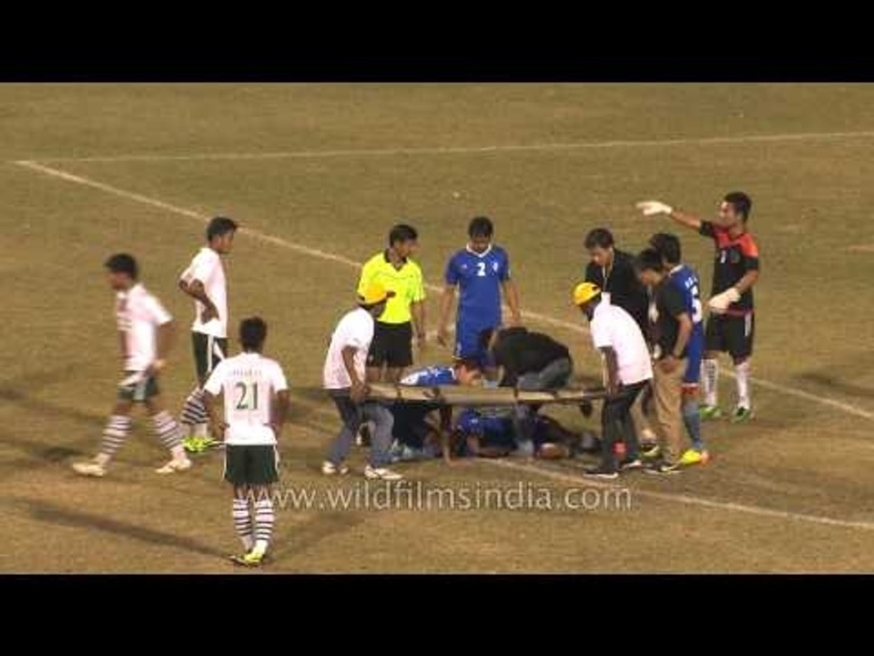 Player taken for medication: Tamchon football tournament