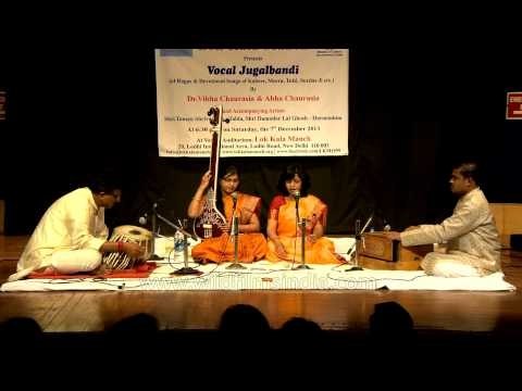 Mesmerizing ragas of Indian classical music: sung by Dr Abha and Vibha Chaurasia