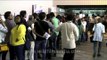 Cine goers wait in queue at 19th Kolkata International Film Festival, Kolkata
